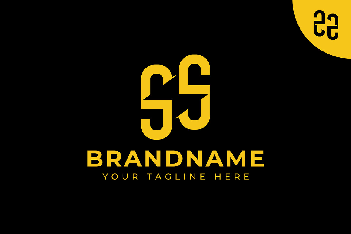 Letters SS or ZZ Power Modern Logo, a Branding & Logo Template by Pray Art Design Studio