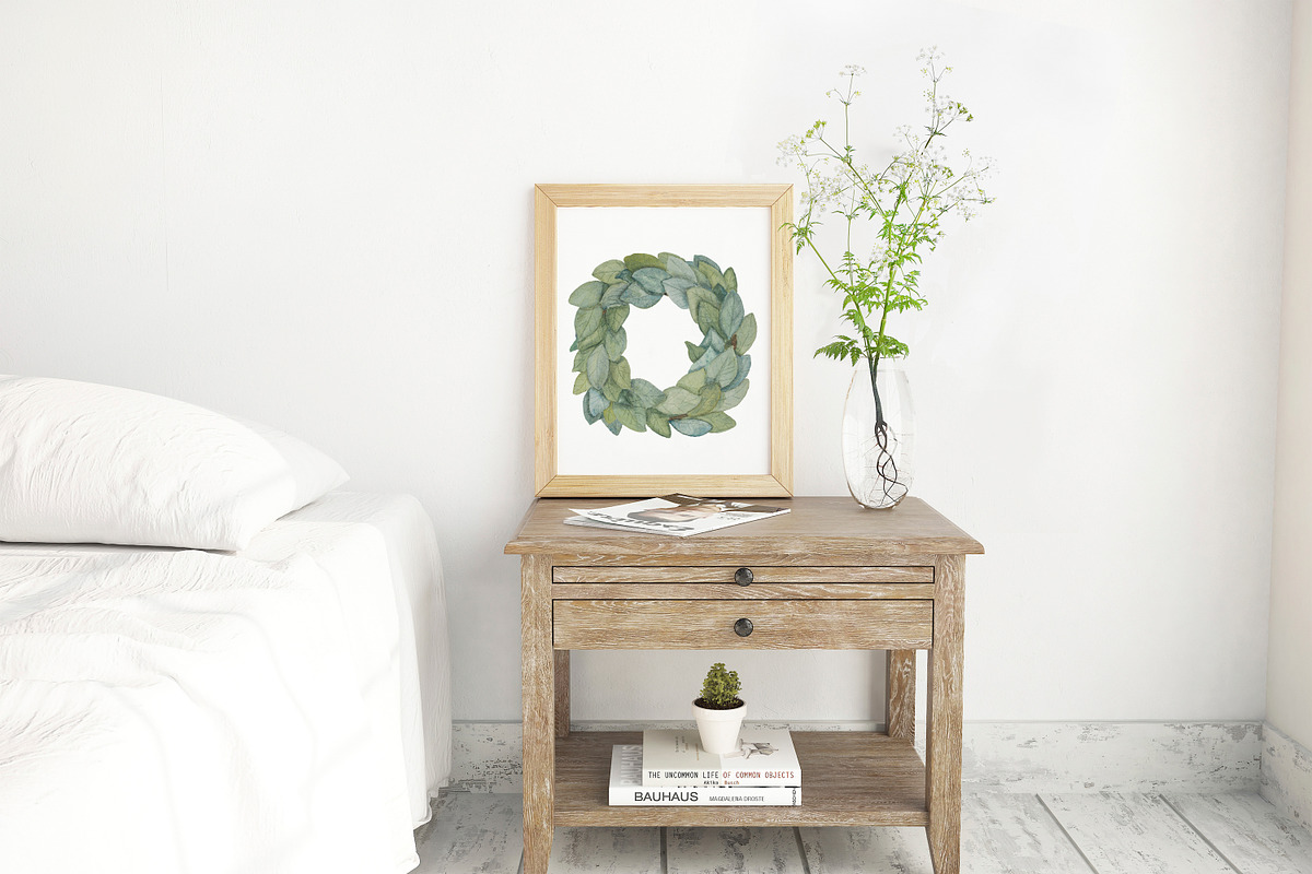 Magnolia Wreath Watercolor png, a Background Graphic by DailyMiracleDigitals,LLC (Photo 5 of 5)