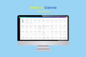 Editable 2024 Event Planner Canva