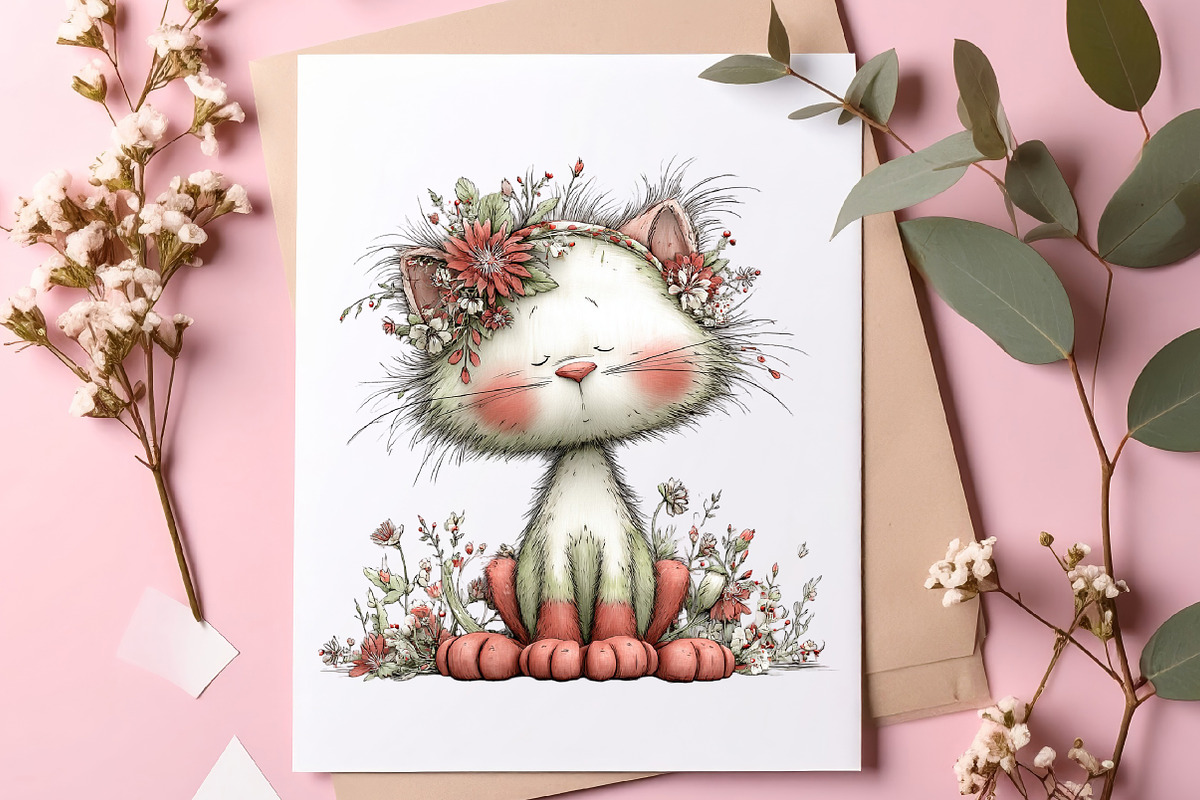 Whimsical summer clipart bundle, an Illustration by SinaCreation (Photo 10 of 11)