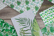 Amazonia. Tropical leaves, a Decorative Illustration by SaharaArt (Thumbnail 7 of 8)