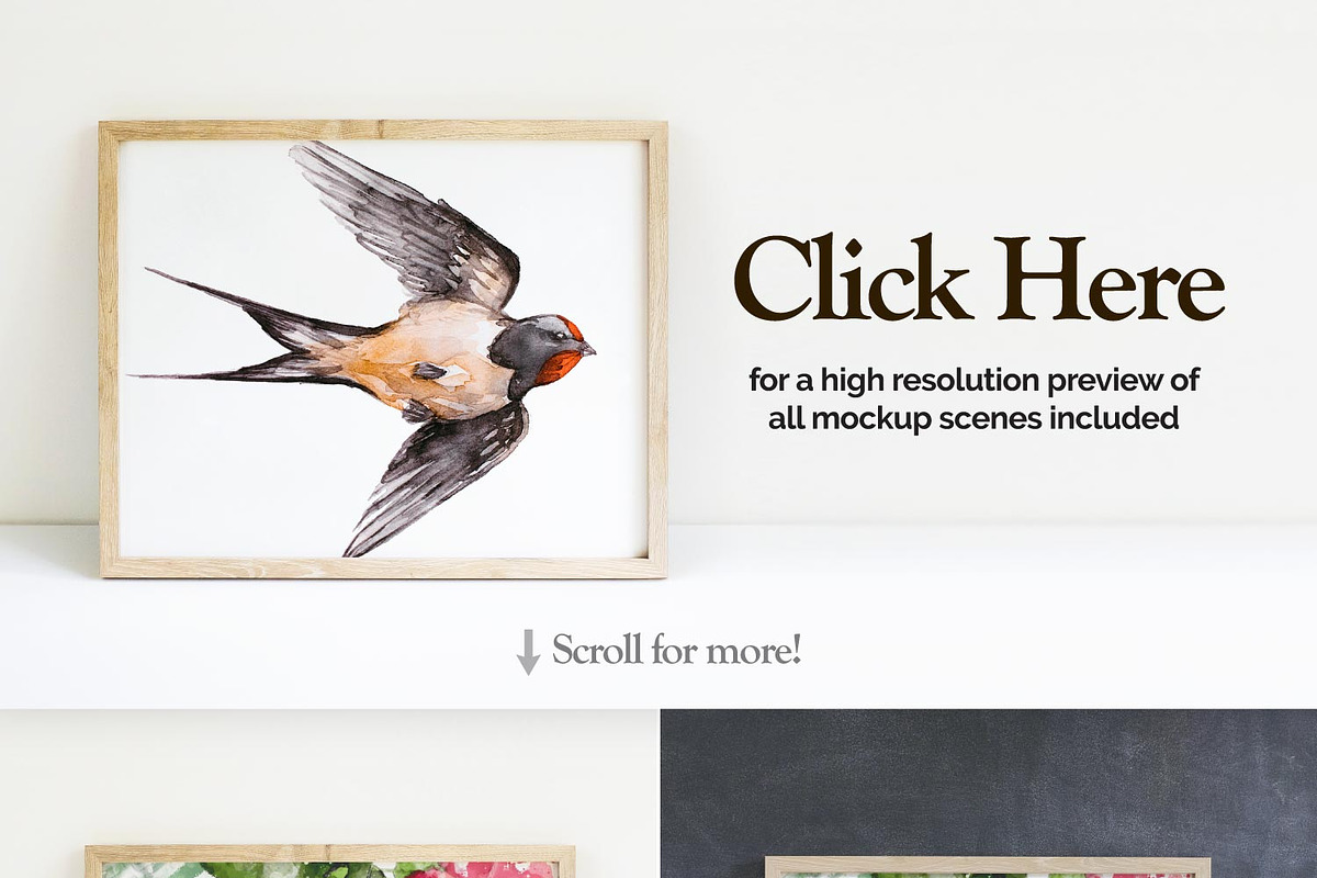 Print & Poster Mockups for Etsy, a Print Template by Drifter Studio PrintShop (Photo 3 of 4)