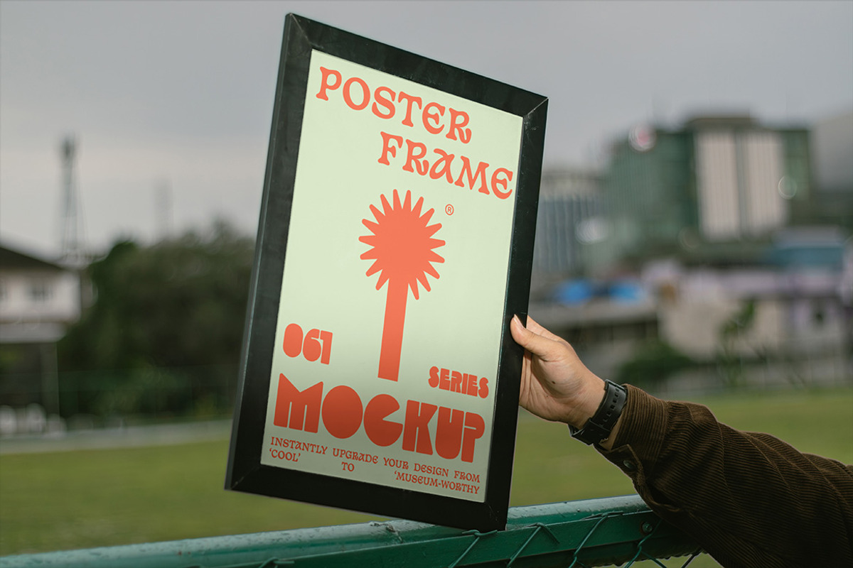 Frame Poster Mockup - VOL 1, a Mockup by Simetrica Labs (Photo 3 of 4)