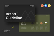 Brand Guideline Presentation, a Templates & Theme by Slide_Genius1 (Thumbnail 1 of 6)