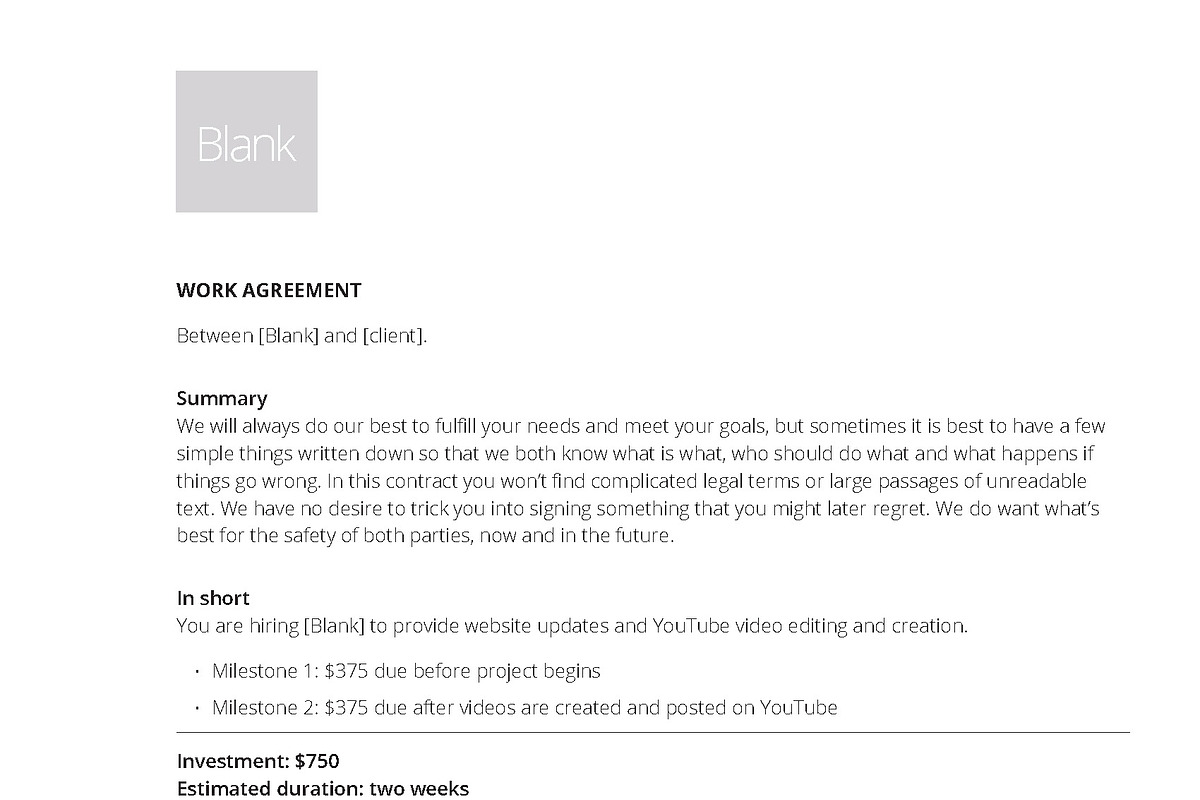 [Blank] Project Proposal Templates, a Presentation Template by BootstrapCreative (Photo 3 of 5)