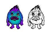 Joyful & Scary Monsters, an Illustration by NadyaKo (Thumbnail 11 of 13)