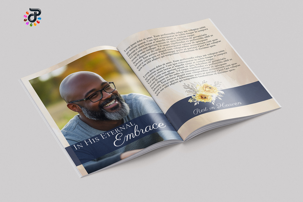Elegant Canva Obituary Template, a Brochure Template by Protech Design ENT (Photo 8 of 9)