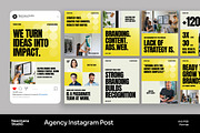 Bold Yellow Agency Instagram Post, a Social Media Template by Neermana (Thumbnail 1 of 4)