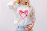 Valentine Bow Heart Frame Bundle, an Illustration by SVGArt (Thumbnail 5 of 8)
