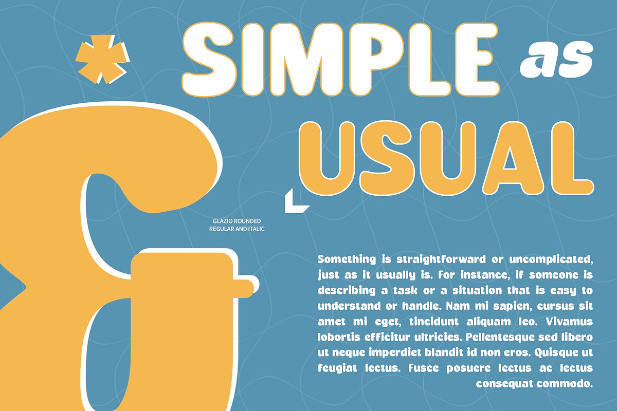 Glazio Rounded, a Sans Serif Font by Craft Supply Co. (Photo 2 of 8)
