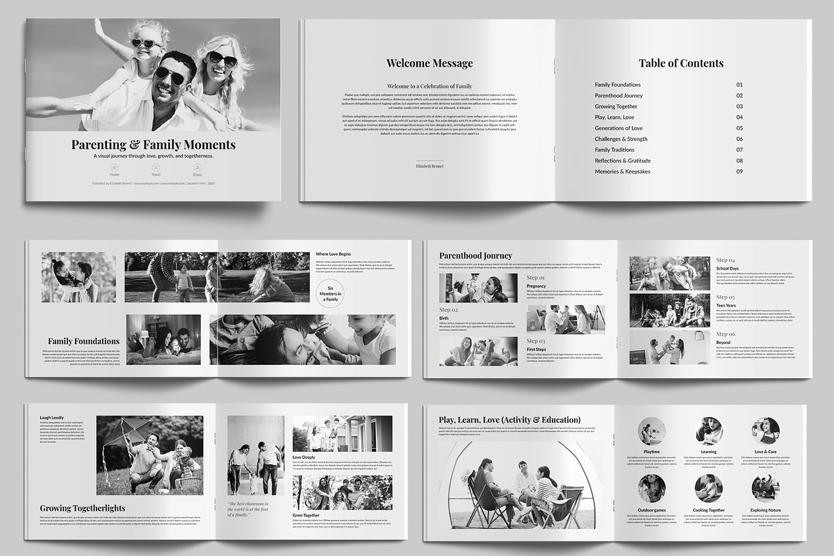 Parenting Family Moments Photobook, a Brochure Template by MightyDesign (Photo 2 of 6)