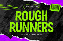 Rough Runners – This is a Rough Font
