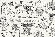 Whimsical Wedding Illustrations SVG, an Illustration by Calamar Studio (Thumbnail 1 of 33)