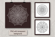 12 Mandala designs SVG | PNG, an Illustration by Olha ZS (Thumbnail 2 of 5)