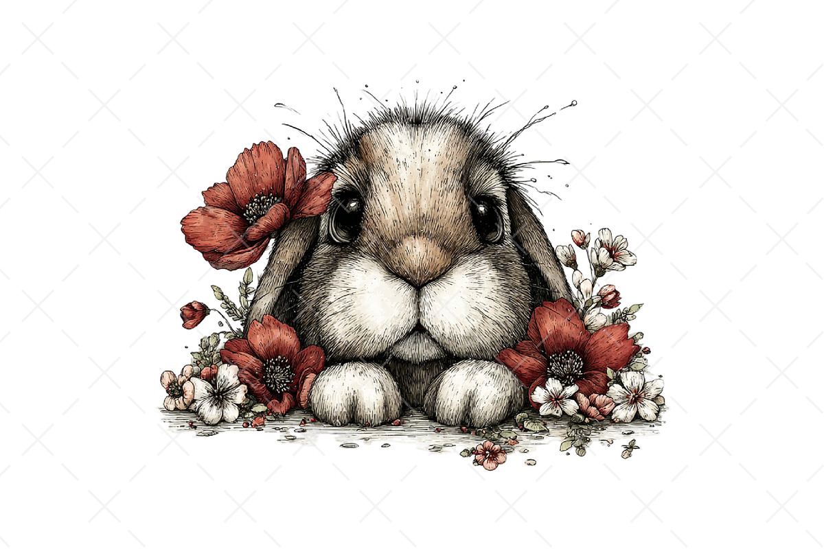 Whimsical Spring Peeking Animals PNG, an Illustration by Craft Nest (Photo 12 of 12)