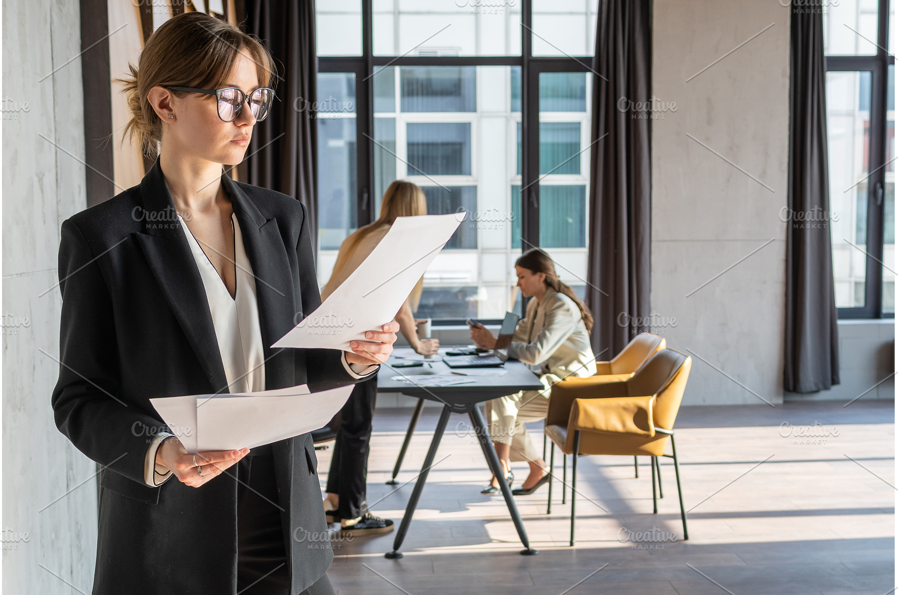 Professional businesswoman in, a Business Photo by undrey