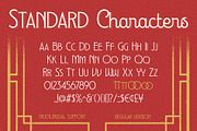 Hominer Art Deco Font, a Sans Serif Font by Letterhend Studio (Thumbnail 5 of 10)
