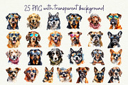 Cool Dog Breeds Clipart, an Object Graphic by Anna Design Studio (Thumbnail 2 of 7)