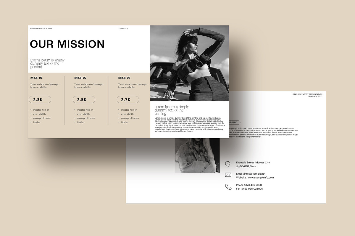 Brand Strategy Presentation Template, a Presentation Template by Alvi-Studio (Photo 8 of 8)
