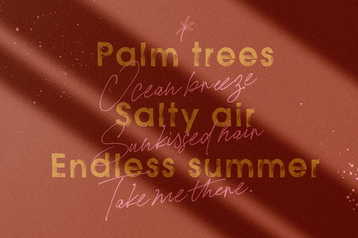 Surfers Paradise SVG Font Duo preview 7