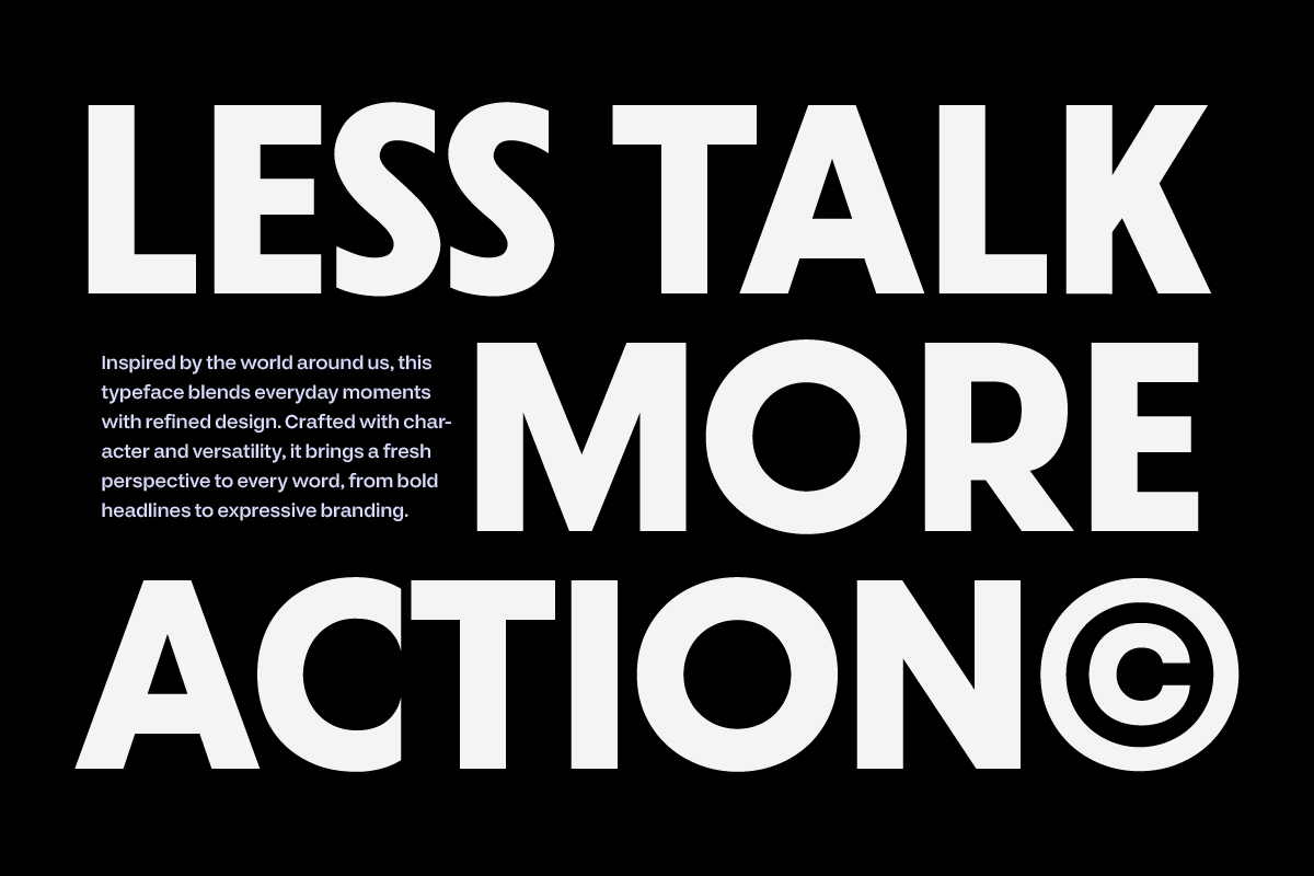 Nugea - Geometric Font Family, a Sans Serif Font by Yukita Creative (Photo 4 of 10)
