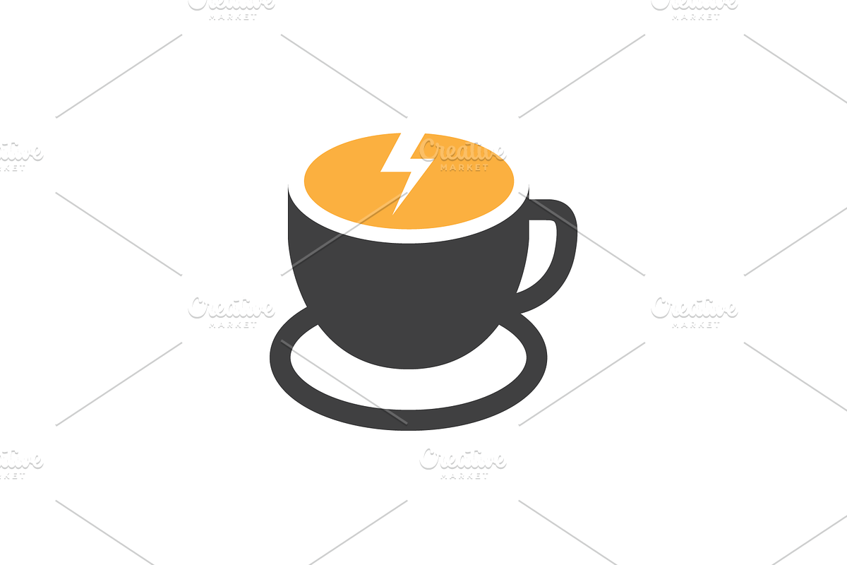 a cup of coffee cafe concept logo, a Branding & Logo Template by devastd