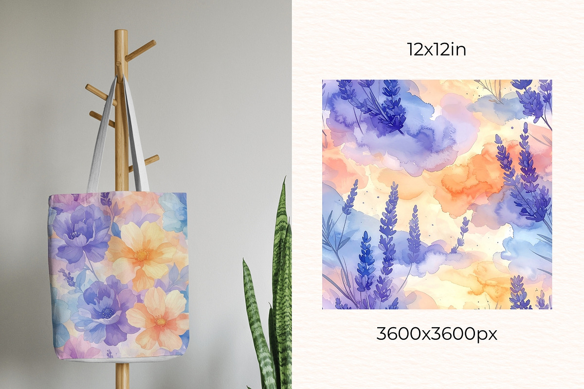 Aura Glow Pastels Seamless Patterns, a Pattern Graphic by Anna Design Studio (Photo 5 of 6)