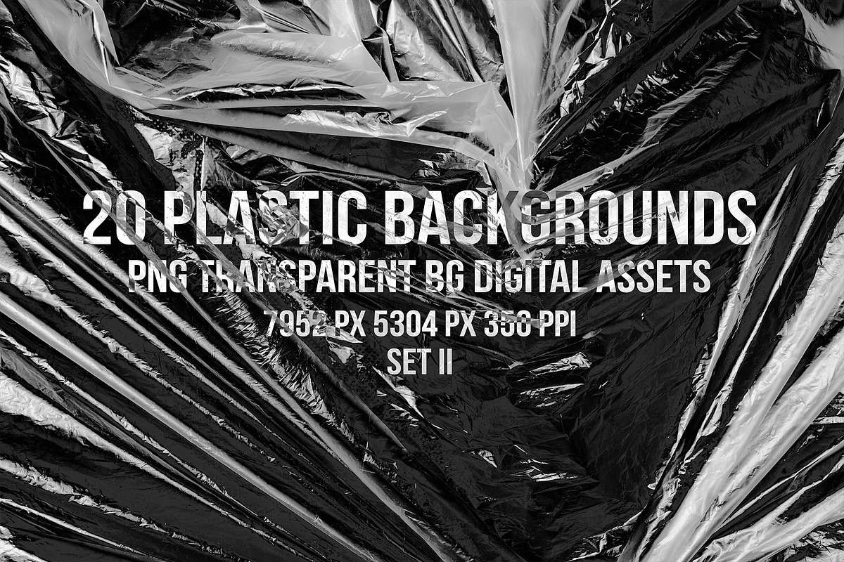 20 Plastic Foil PNG Overlays II, a Texture Graphic by Bilgep_design (Photo 1 of 20)