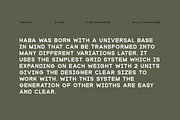 Haba Display Font Family, a Font by Barghest (Thumbnail 2 of 9)