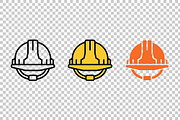 Safety Helmet Vector Icons, an Object Graphic by Artonix (Thumbnail 3 of 3)