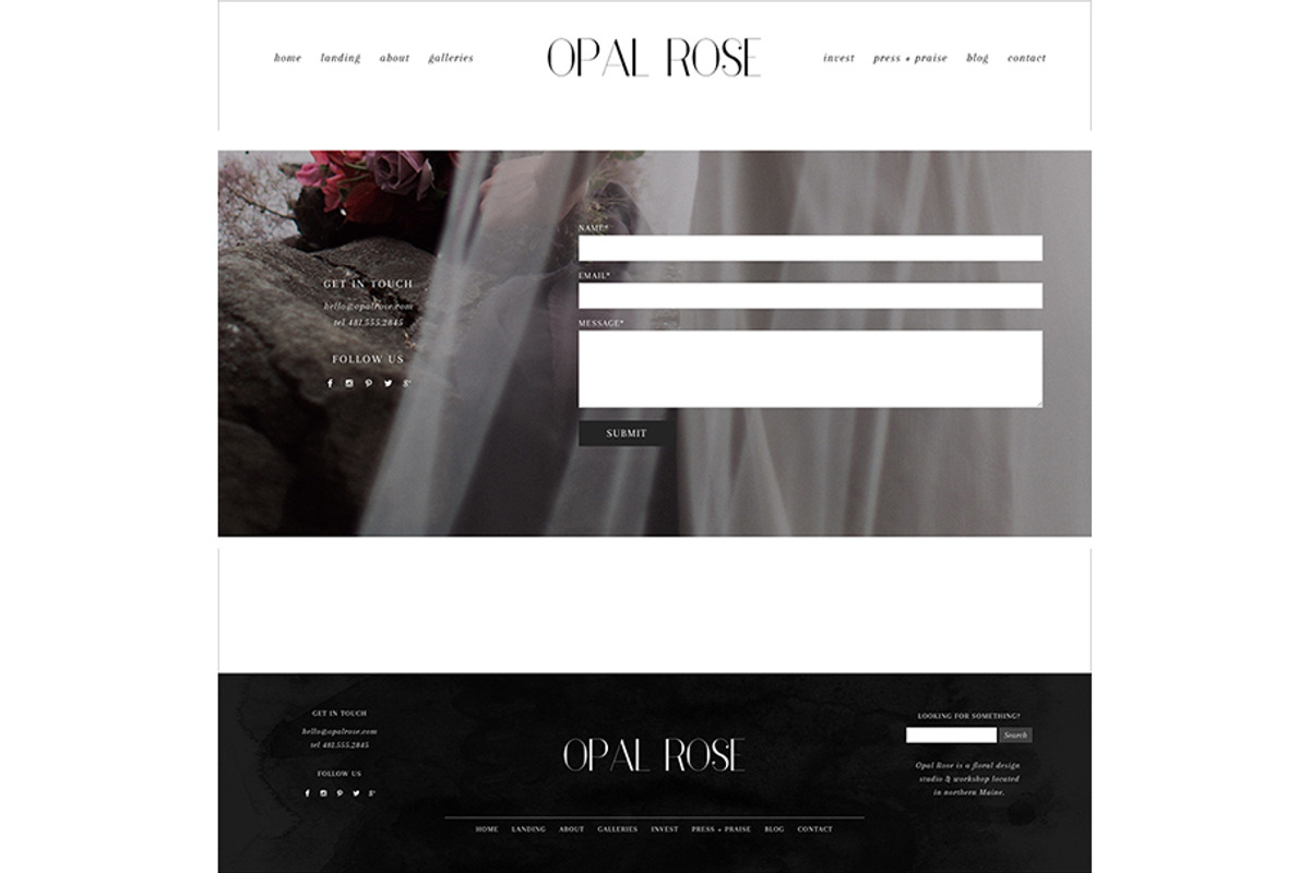Opal Rose ProPhoto 7 Template, a Websites & App Template by Red Met Yellow Creative (Photo 3 of 15)
