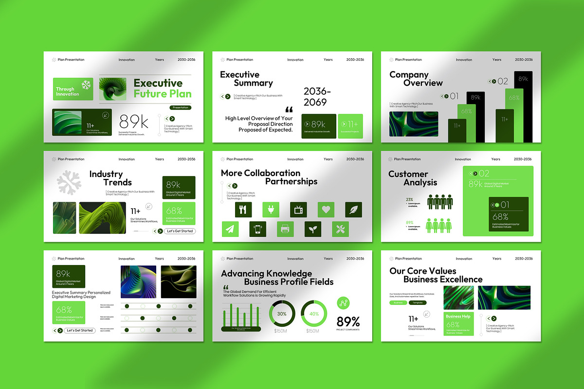 Executive Future Plan Presentation, a Presentation Template by Soraclod (Photo 5 of 9)