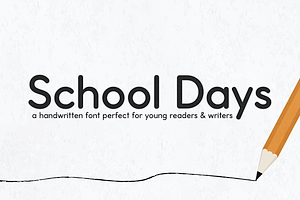 School Days Font