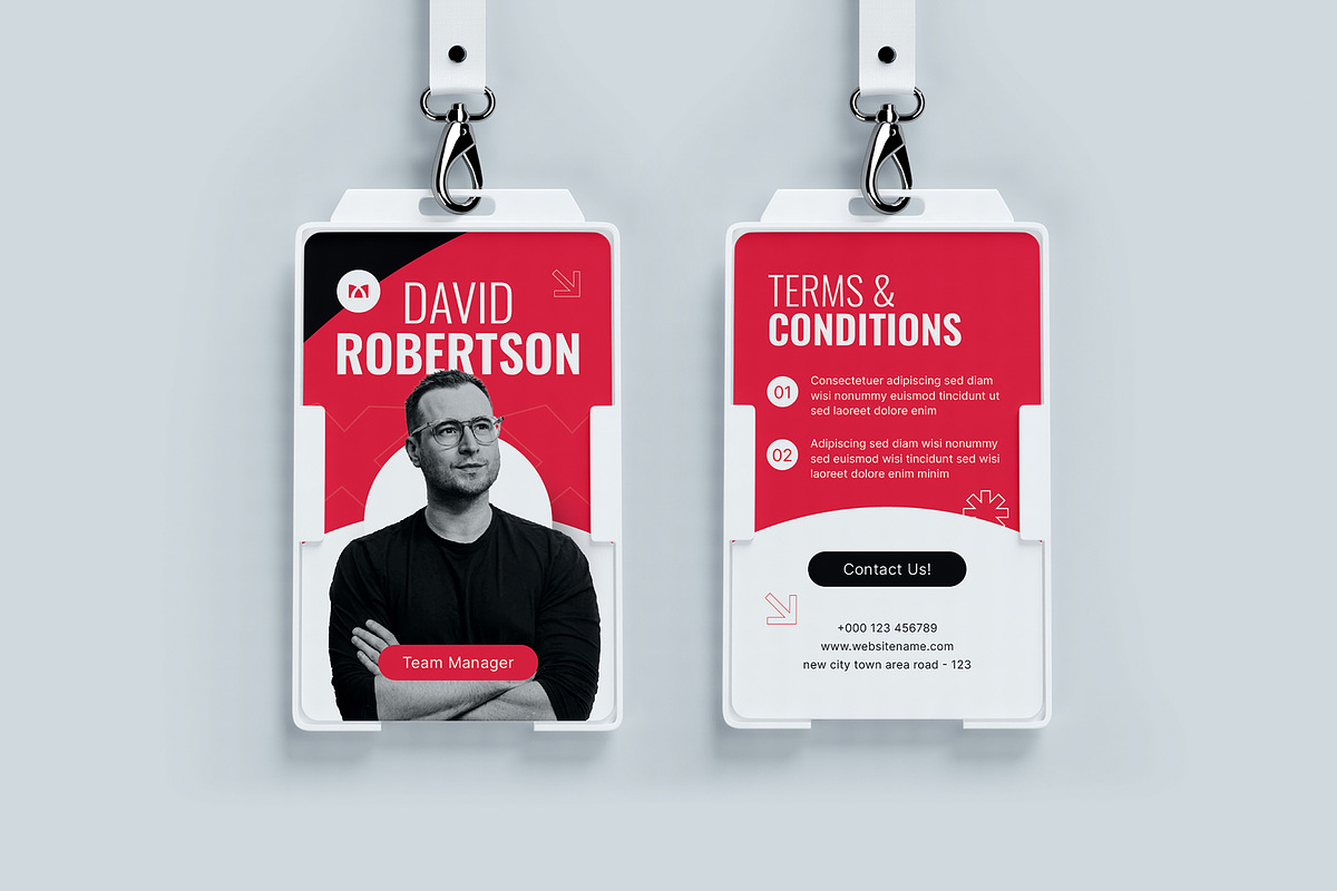 ID Card Design Template