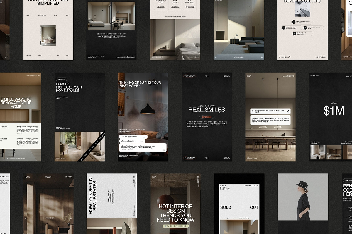 Real Estate Instagram Template Kit, a Social Media Template by Prapti Design (Photo 8 of 10)