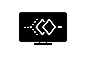 Animated animation solid icon, a Solid Icon by Creative priyanka