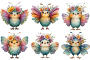 Whimsical Spring Butterfly Clipart, an Illustration by DreamArtGraphic (Thumbnail 4 of 5)