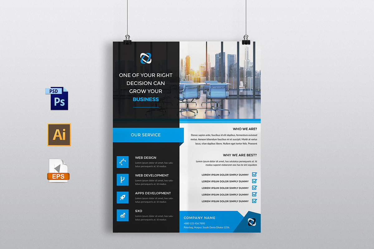 50+ Business Flyers Bundle, a Flyer Template by Imagine Design Studio (Photo 7 of 52)