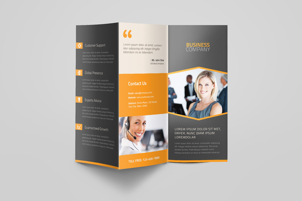 Corporate Business Trifold Brochure, a Brochure Template by Saptarang (Photo 3 of 5)