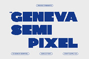 CS Geneva Semipixel, a Sans Serif Font by Craft Supply Co. (Thumbnail 1 of 8)