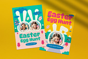 Yellow Easter Egg Hunt Photobooth, a Card Template by graphicook (Thumbnail 3 of 4)