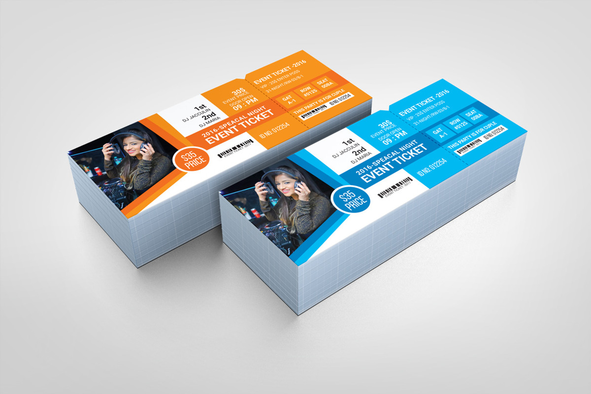 VIP Event Ticket Template, a Card Template by BrandlyTemplate (Photo 1 of 3)