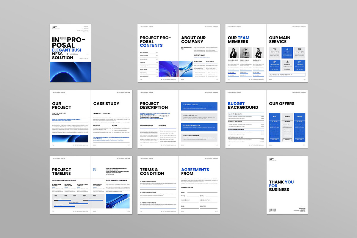 Project Proposal Template | Canva, a Brochure Template by ElvinPrint (Photo 9 of 9)