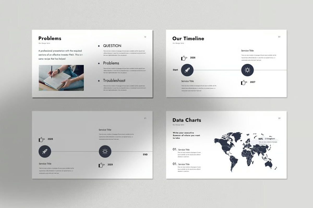 Pitch Deck Keynote Presentation, a Presentation Template by Fit-tee (Photo 5 of 9)