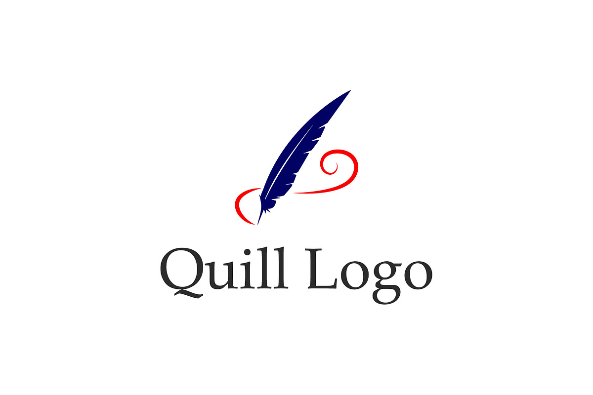 Quill Feather Pen Notary Logo, a Branding & Logo Template by tanmay.goswami