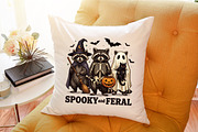 Creepy Cute Raccoon Ghost Png, a Work Illustration by Sublimation Artist (Thumbnail 9 of 9)
