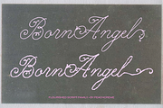 Born Angel // Font Family, a Handwritten Font by PeachCreme (Thumbnail 1 of 13)