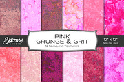 Pink Grunge & Grit Seamless Textures, a Texture Graphic by Skritch Studio (Thumbnail 2 of 7)