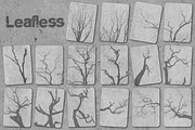 Tree shadow overlay stamps Procreate, a Brush Add-On by TheWhiteCatLab (Thumbnail 4 of 9)