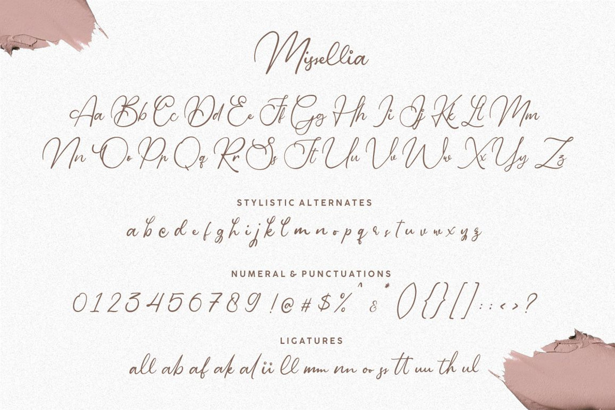 Missellia Script preview 6